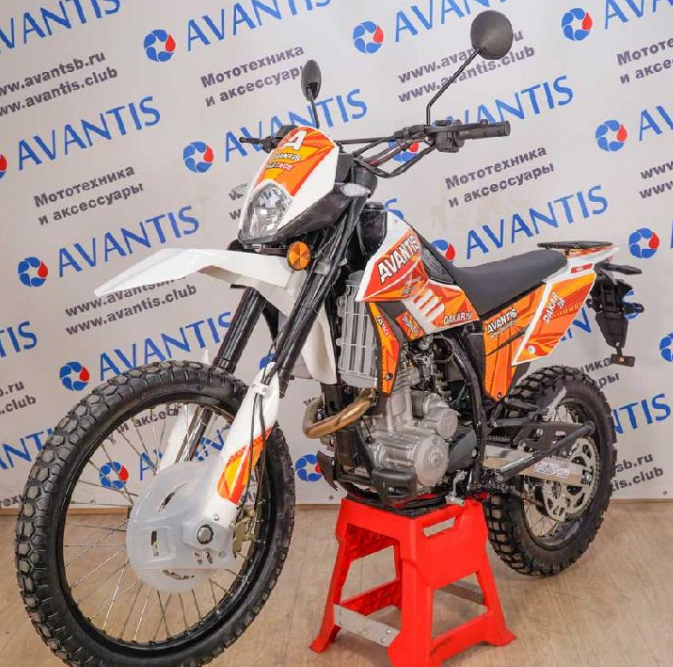 Мотоцикл Avantis Dakar 250 TwinCam с ПТС (2021 г.) оранжевый