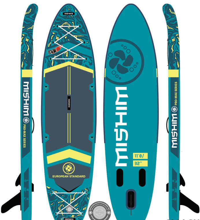 SUP (САП) Доска MISHIMO PRO-MAX Light Teal 11,6’ (355см)